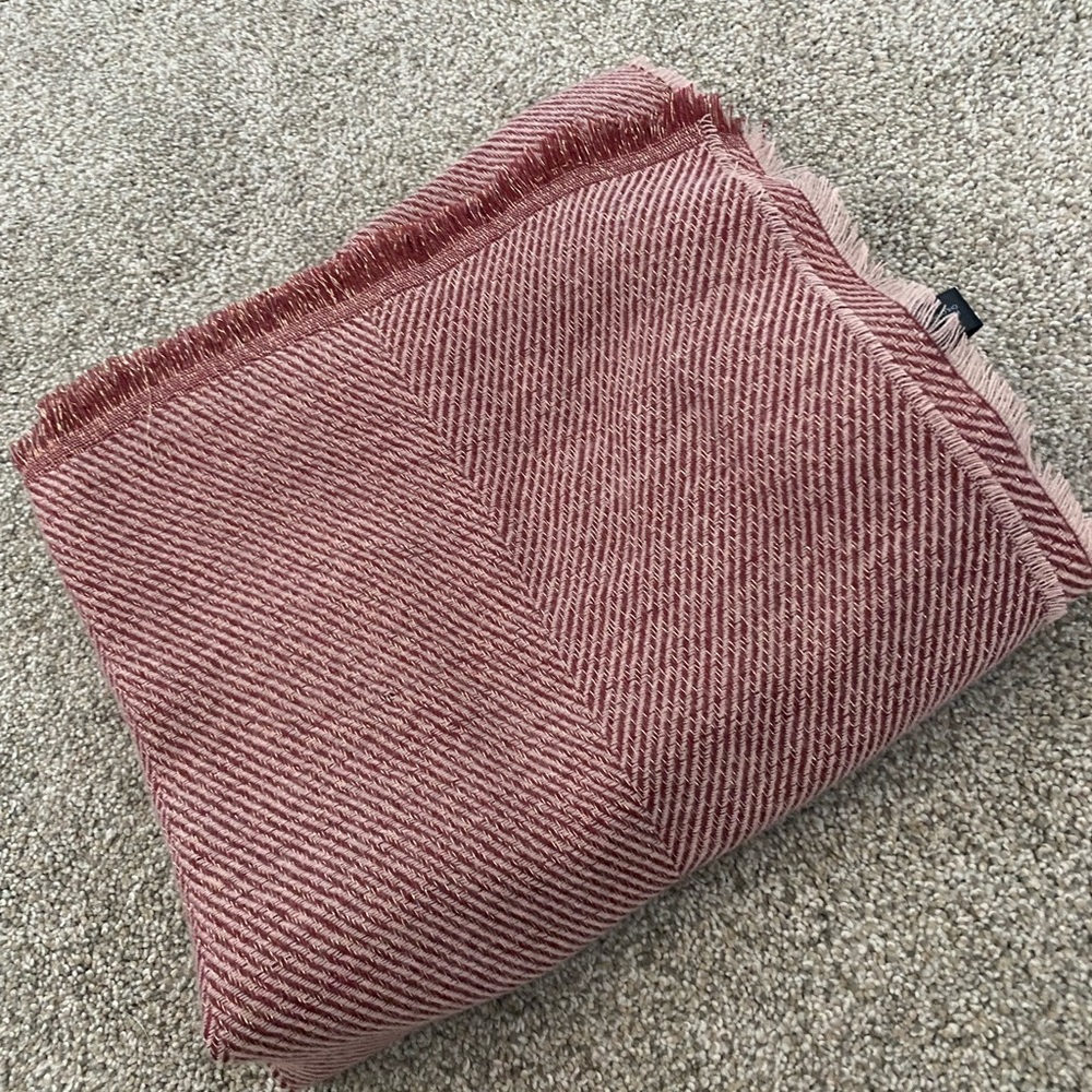 Pink red scarf